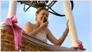 Bride In The Balloon
