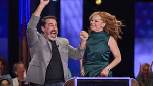 Rob Riggle and Christie Brinkley