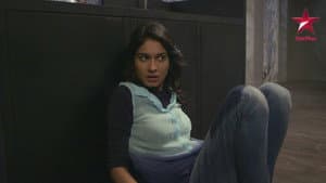 Nisha Tries To Hide