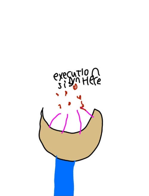 Execution:sign here