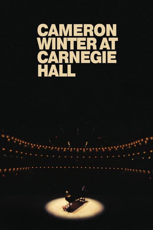 Cameron Winter at Carnegie Hall