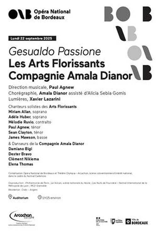 Amala Dianor and Les Arts Florissants: Gesualdo Passione @ Nuits de Fourvière 2026